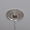 Ekena Millwork Cole PVC Ceiling Medallion (Fits Canopies up to 4 1/2"), Bright Coat Chrome, 16"OD x 3 1/2"ID x 1"P CMP16COBCR - alternate 6